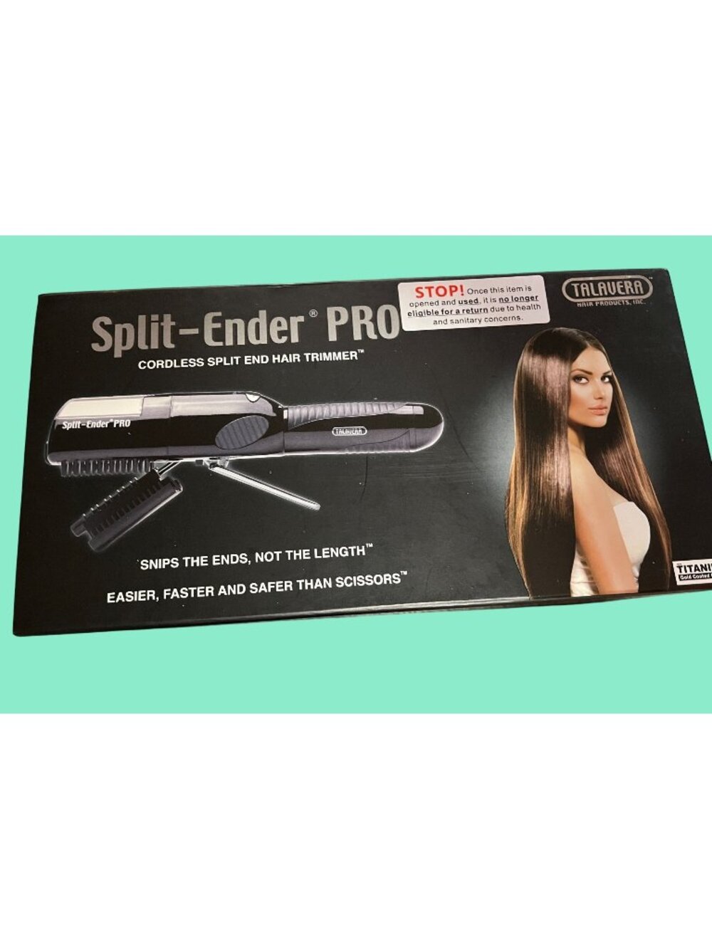 Split-Ender Pro Cordless Split End Hair Trimmer By Talavera For All Hair Types -